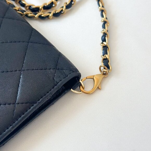 Chanel Black Wallet with Chain - Picture 3 of 16